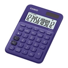Калькулятор CASIO MS-20UC-PL-S-EC, 12-разрядный, фиолетовый