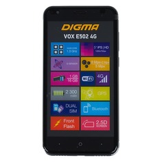 Смартфон DIGMA E502 4G VOX, серый