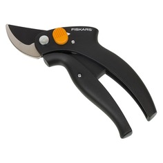 Секатор плоскостной Fiskars PowerStep P54 черный/оранжевый (1001531)