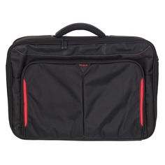 Сумка для ноутбука 18&quot; TARGUS Classic+ CN418EU, черный/красный [cn418eu-50]