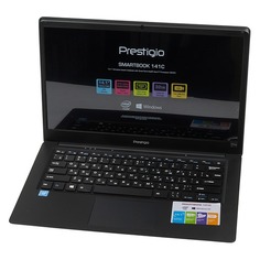 Ноутбук PRESTIGIO SmartBook 141С, 14.1&quot;, Intel Atom X5 Z8350 1.44ГГц, 2Гб, 32Гб eMMC, Intel HD Graphics 400, Windows 10 Home, PSB141C01BFH_BK, черный