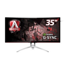 Монитор ЖК AOC Gaming AG352UCG 35&quot;, черный и серебристый