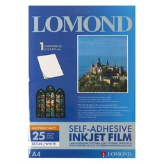 Пленка Lomond 2710003 210x297мм A4 самоклеющаяся глянцевая для струйной печати (упак.:25л)