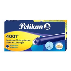 Картридж Pelikan Giant GTP/5 (310748) Royal Blue чернила для ручек перьевых (5шт) Пеликан