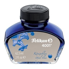 Флакон с чернилами Pelikan INK 4001 76 (329136) Royal Blue чернила синие чернила 62.5мл для ручек пе Пеликан