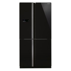 Холодильник SHARP SJ-FJ97VBK, трехкамерный, черный