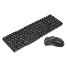 Комплект (клавиатура+мышь) RAPOO X1800, USB, беспроводной, черный [11566]