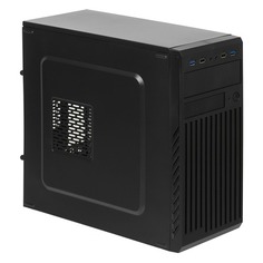 Корпус mATX ACCORD ACC-B202, Mini-Tower, без БП, черный