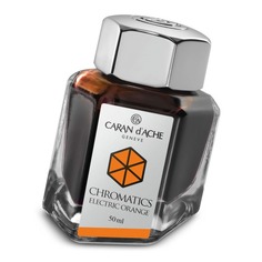 Флакон с чернилами Carandache Chromatics (8011.052) Electric orange чернила 50мл