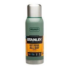 Термос STANLEY Adventure, 1л, зеленый/ серебристый