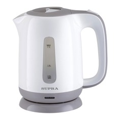 Чайник электрический SUPRA KES-1724, 2200Вт, белый и серый