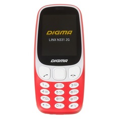 Мобильный телефон DIGMA Linx N331 2G, красный
