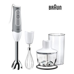 Блендер BRAUN MQ 535, погружной, белый