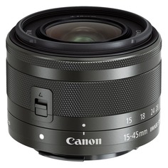 Объектив CANON 15-45mm f/3.5-6.3 EF-M STM, Canon EF-M, черный [0572c005]