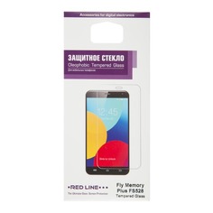 Защитная пленка для экрана REDLINE для Fly Memory Plus FS528, прозрачная, 1 шт [ут000015755]