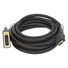 Кабель видео HDMI (m)/DVI-D (Dual Link) (m) 3м. черный Noname