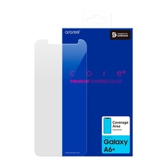 Защитное стекло для экрана SAMSUNG Whitestone Dome для Samsung Galaxy A6+ 2018, прозрачная, 1 шт [gp-a605kdeeaia]