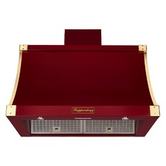 Вытяжка каминная Kuppersberg T 939 BOR Bronze бордовый управление: кнопочное (1 мотор)