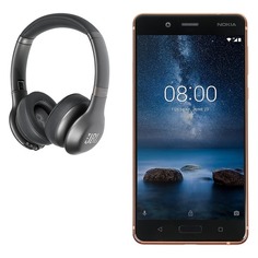 Смартфон NOKIA 8 Dual sim + наушники JBL V310BT, медный