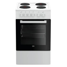 Электрическая плита BEKO FSS56000W, эмаль, белый