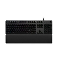Клавиатура LOGITECH G513 GX Blue Clicky, USB 2.0, c подставкой для запястий, черный [920-008933]