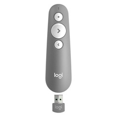 Презентер LOGITECH R500 Laser, серый [910-005387]