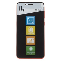 Смартфон FLY Stratus 7 FS458, красный