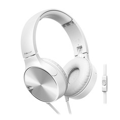 Наушники PIONEER SE-MJ722T-W, накладные, белый, проводные