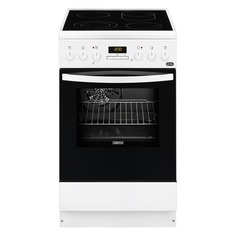 Электрическая плита ZANUSSI ZCV9553G1W, стеклокерамика, белый
