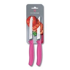 Набор ножей кухон. Victorinox Swiss Classic (6.7836.L115B) компл.:2шт розовый блистер