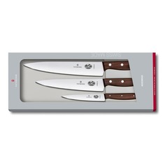 Набор ножей Victorinox Wood (5.1050.3G) стальной лезв.220мм подар.коробка