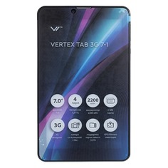 Планшет VERTEX Tab 3G 7-1, 1GB, 8GB, 3G, Android 7.0 черный [vt71]
