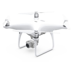 Квадрокоптер DJI Phantom 4 Advanced с камерой, белый