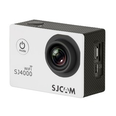 Экшн-камера SJCAM SJ4000 Wi-Fi 1080p, WiFi, белый [sj4000wifiwhite]
