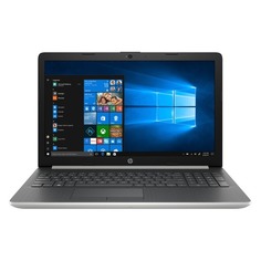 Ноутбук HP 15-da0084ur, 15.6&quot;, Intel Core i3 7020U 2.3ГГц, 4Гб, 500Гб, nVidia GeForce Mx110 - 2048 Мб, Windows 10, 4JY54EA, серебристый