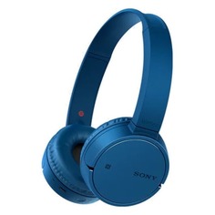 Гарнитура SONY WH-CH500, накладные, синий, беспроводные bluetooth