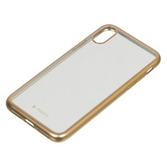 Чехол (клип-кейс) DEPPA Gel Plus Case, для Apple iPhone X, золотистый [85337]