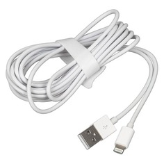 Кабель DEPPA Lightning (m) - USB A(m), 3м, белый [72230]