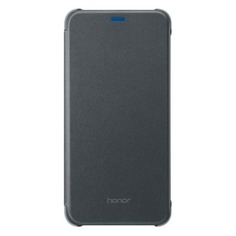 Чехол (флип-кейс) HONOR PU Case, для Huawei Honor 9 Lite, черный [51992425]