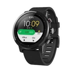 Смарт-часы XIAOMI Amazfit Stratos, 1.34&quot;, черный / черный
