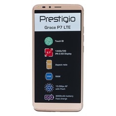 Смартфон PRESTIGIO Grace P7 LTE золотистый