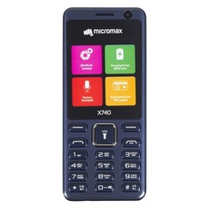 Мобильный телефон MICROMAX X740 синий