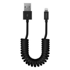 Кабель DEPPA Lightning MFi - USB A(m), 1.5м, черный [72131]