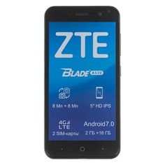 Смартфон ZTE Blade A520, синий
