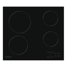 Варочная панель INDESIT RI 161 C, Hi-Light, независимая, черный