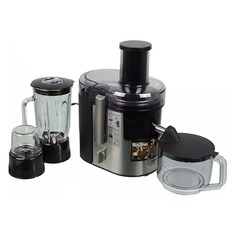 Соковыжималка PANASONIC MJ-DJ31STQ, центробежная, серебристый и черный