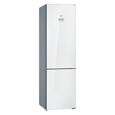 Холодильник BOSCH KGN39JW3AR, двухкамерный, белое стекло