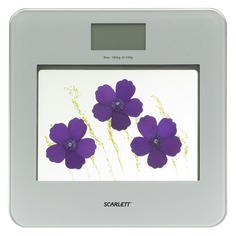 Напольные весы SCARLETT SC-BS33E002, до 180кг, цвет: фиолетовый [sc - bs33e002]