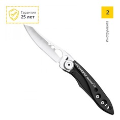 Складной нож LEATHERMAN Skeletool Kb, черный [832385]