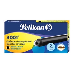 Картридж Pelikan INK 4001 GTP/5 (310615) Brilliant Black чернила для ручек перьевых (5шт) Пеликан